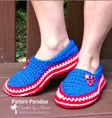 Stars and Stripes Slippers