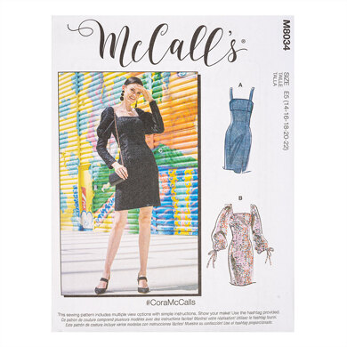 McCall's #CoraMcCalls - Misses'/Misses' Petite Dresses M8034 - Sewing Pattern