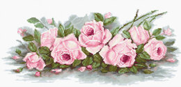 Luca-S Romantic Roses Cross Stitch Kit - Multi