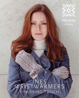 "Ines Wristwarmers" - Gloves Knitting Pattern in MillaMia Naturally Soft Aran