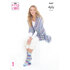 Triangular Wrap & Socks in King Cole Summer 4Ply
 - 5662 - Leaflet