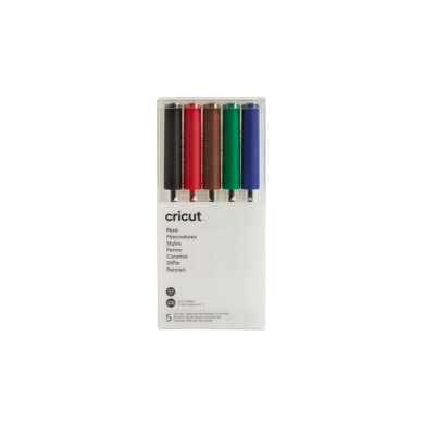 Cricut Extra Fine Point Pen Set, Basics (5 ct)