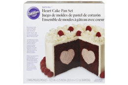 Wilton Tasty-Fill Cake Tin Set- Heart - Set of 2