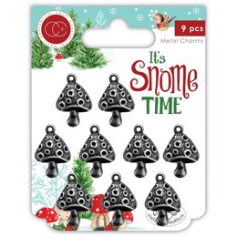 Craft Consortium It's Snome Time - Metal Charms - Toad Stools