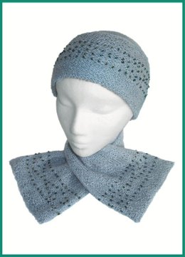 Beaded Hat & Scarf to Knit