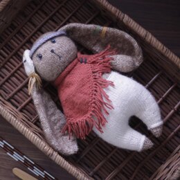 Bunny / rabbit knitting pattern -  Amie
