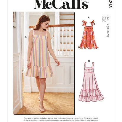 McCall's Misses' Dresses M8213 - Sewing Pattern