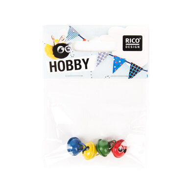 Rico Bells Assorted Colours - 14mm