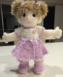 Doll's Crochet Dress for 28-30cm(11-12") Dolls