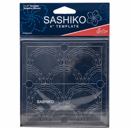 Sew Easy Sashiko Waves Template