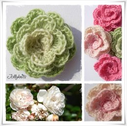 Crochet Pattern Rosies Flowers