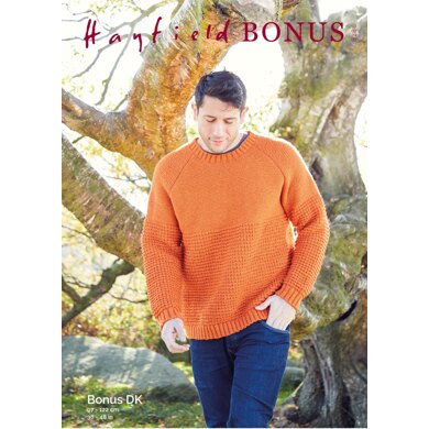 Man's Sweater in Hayfield Bonus DK - 8286 - Downloadable PDF