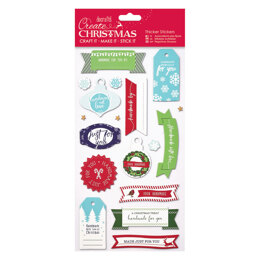 Papermania Christmas Thicker Stickers - Handmade By