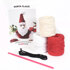 Hoooked DIY Crochet Kit Santa Claus Eco Barbante - Ruby/Lotus/Almond