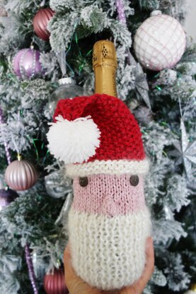 Santa Wine Bottle Cozy