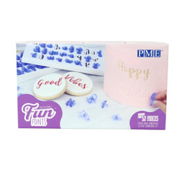 PME Fun Fonts Letter Stamping Set 52pc