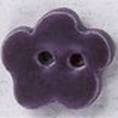 Mill Hill Button 86385 - Matte Purple Posie Flower