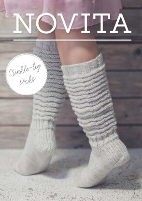 Crinkle Socks in Novita Nalle - Downloadable PDF