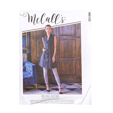McCall's Misses' Vests M8122 - Sewing Pattern