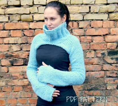 Adult Knit Crop Sweater