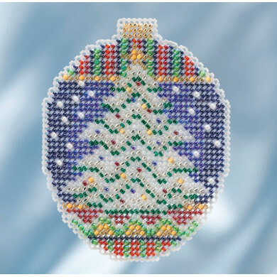 Mill Hill Icy Evergreen Ornament Cross Stitch Kit - Multi