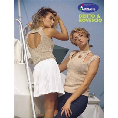 Naked Top and Cord Vest in Adriafil Snappy Ball and Eco - Downloadable PDF