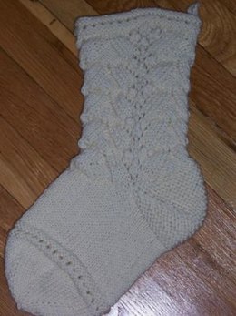 Victorian Lace Christmas Stocking