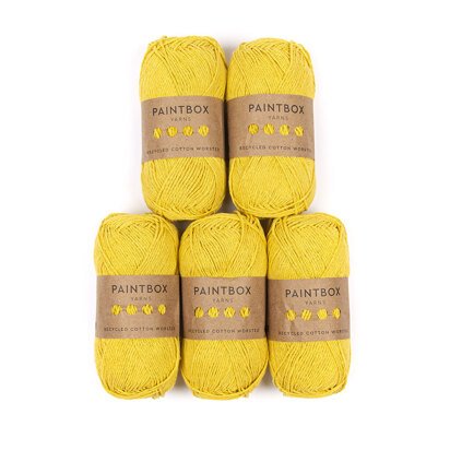 Paintbox Yarns Recycled Cotton Worsted 5 Ball Value Pack