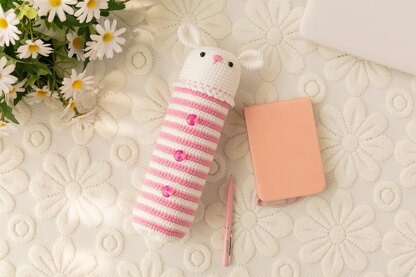Pencil Case – Pink Rabbit