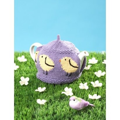 Little Chicks Tea Cozy in Lily Sugar 'n Cream Solids