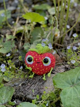 Barry the Strawberry | Amigurumi crochet pattern