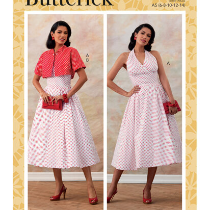 Butterick Misses' Dress and Jacket B6682 - Sewing Pattern