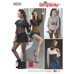 Simplicity 8626 Women's Corset Belts - Sewing Pattern