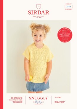 Girls Top in Sirdar Snuggly Replay - 5364 - Downloadable PDF