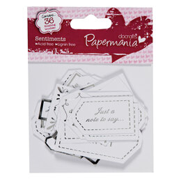 Papermania Sentiments Tags - All Ocassion
