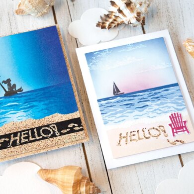 Hero Arts Color Layering Clear Stamps 4"X6" - Waves