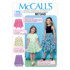 McCall's Children's/Girls' Straight Handkerchief or High-Low Hem Skirts M7345 - Siz3-4-5-6