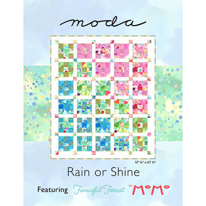 Moda Fabrics Rain or Shine Quilt - Downloadable PDF