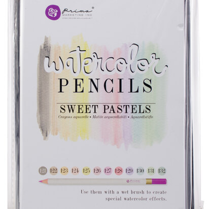 Prima Marketing Watercolor Pencils 12/Pkg - Sweet Pastels