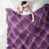 Bonny Baby Blanket in Premier Yarns Everyday Plaid - Downloadable PDF