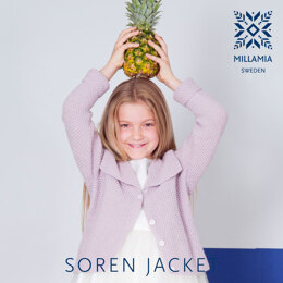 "Soren Jacket" - Jacket Knitting Pattern in MillaMia Naturally Soft Cotton