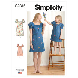 Simplicity Mother and Daughter Dresses S9316 - Sewing Pattern