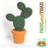 Cactus Amigurumi - Prickly Pear - Desk Flower Pot PLant Deco - Amigurumi Crochet - FROGandTOAD Créations