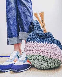 Crochet WIP Knot Bag