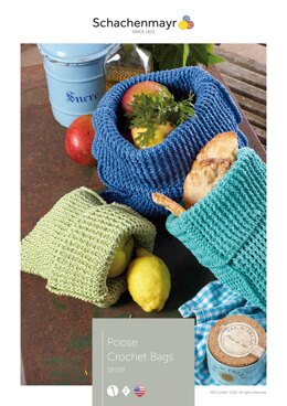 Poose Crochet Bags in Schachenmayr - ENGS8058 - Downloadable PDF