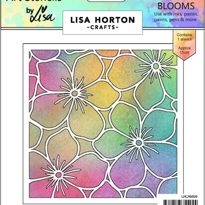 Lisa Horton Fantasy Bloom Stencil