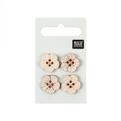 Rico Buttons In Flower Shape