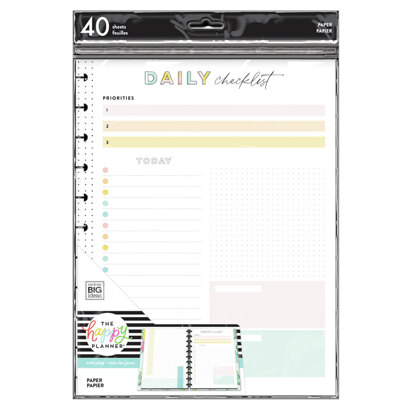 The Happy Planner Plans Big Fill Paper