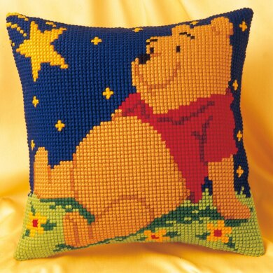Vervaco Disney - Winnie the Pooh Cross Stitch Cushion Kit - 40cm x 40cm