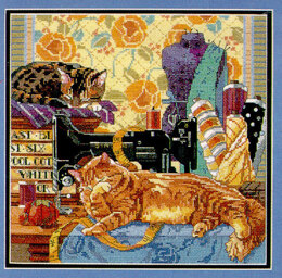 Cats in the Sewing Room - PDF